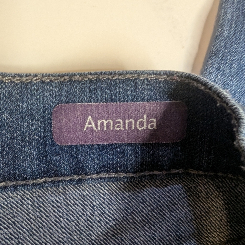 Gloria Vanderbilt Jeans Womens 14 Blue Amanda Cotton Blend - Picture 7 of 11